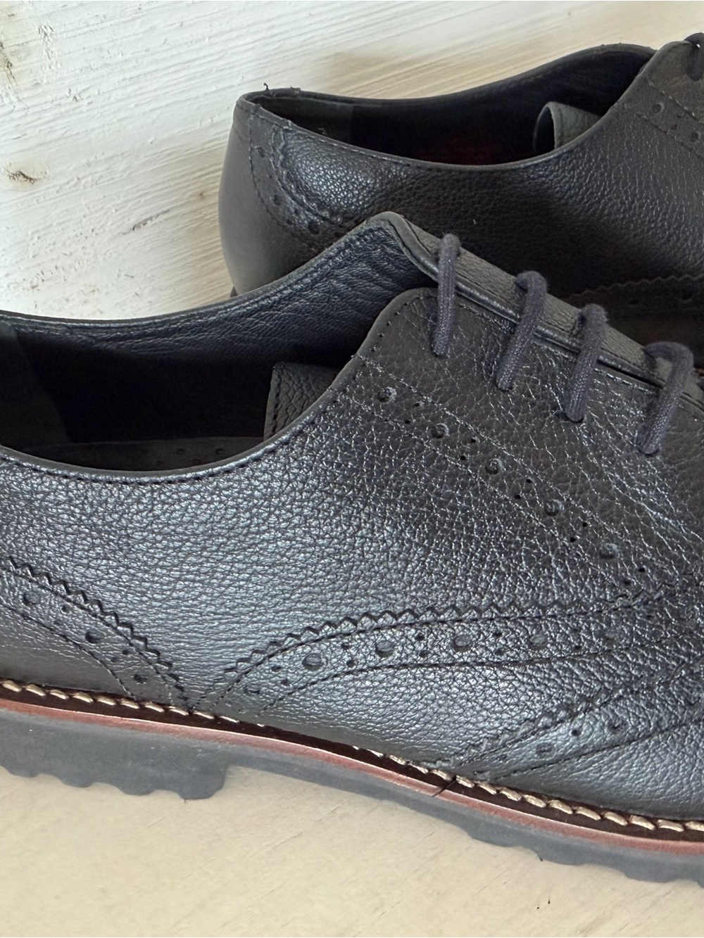 Marc Joseph Central Park West Leather Wing Tip Oxford Women’s Size 8.5 NEW - Picture 4 of 10